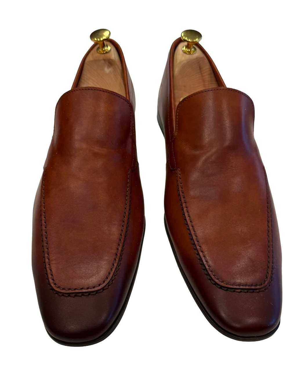 Magnanni Men’s Toreto Venetian Loafers Rich Brown Size US 10.5 EU 43.5 EUC - Picture 3 of 15